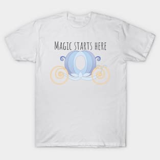 Magic starts Here T-Shirt